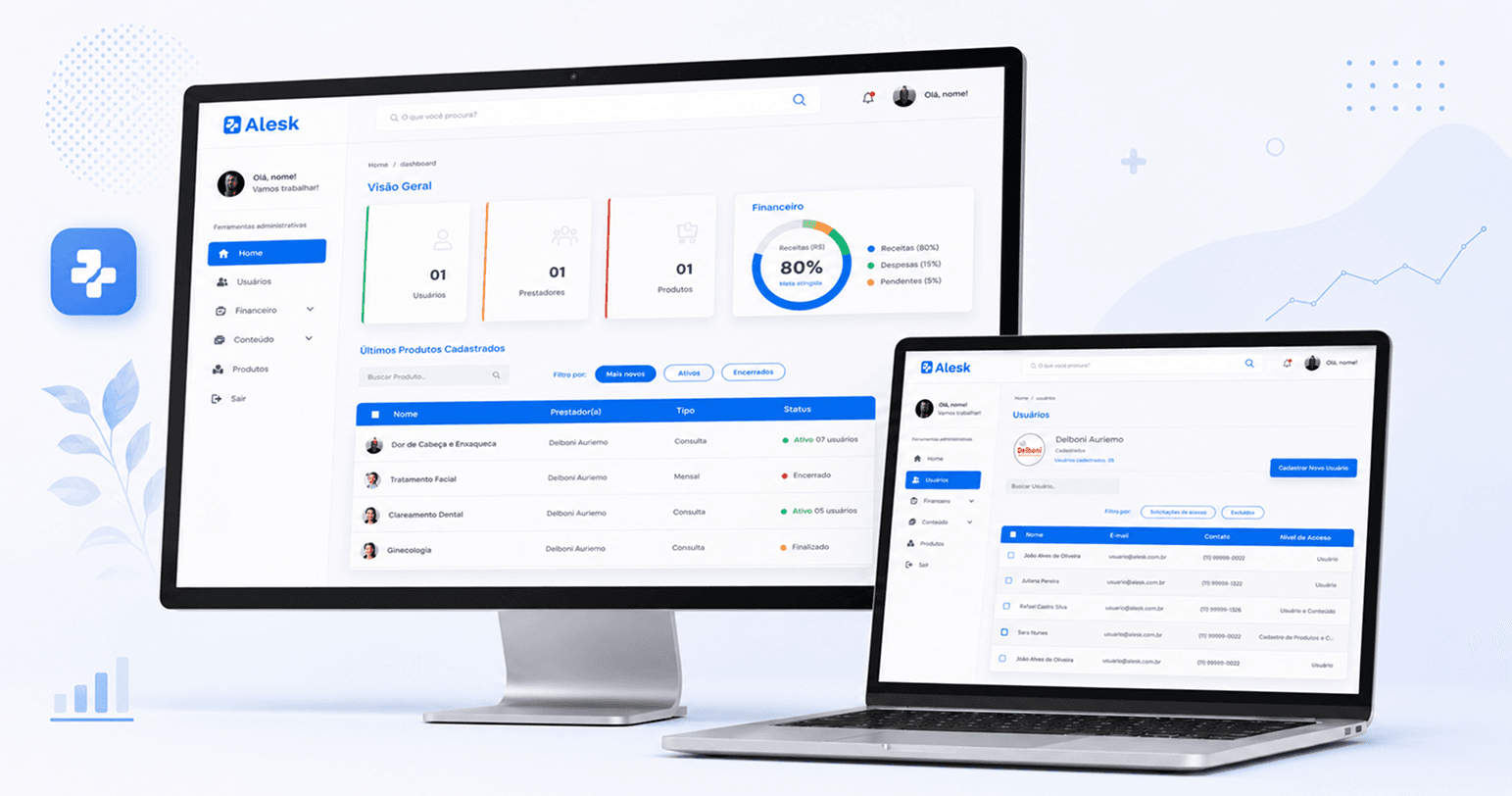 Alesk is a comprehensive, user-friendly customer management system