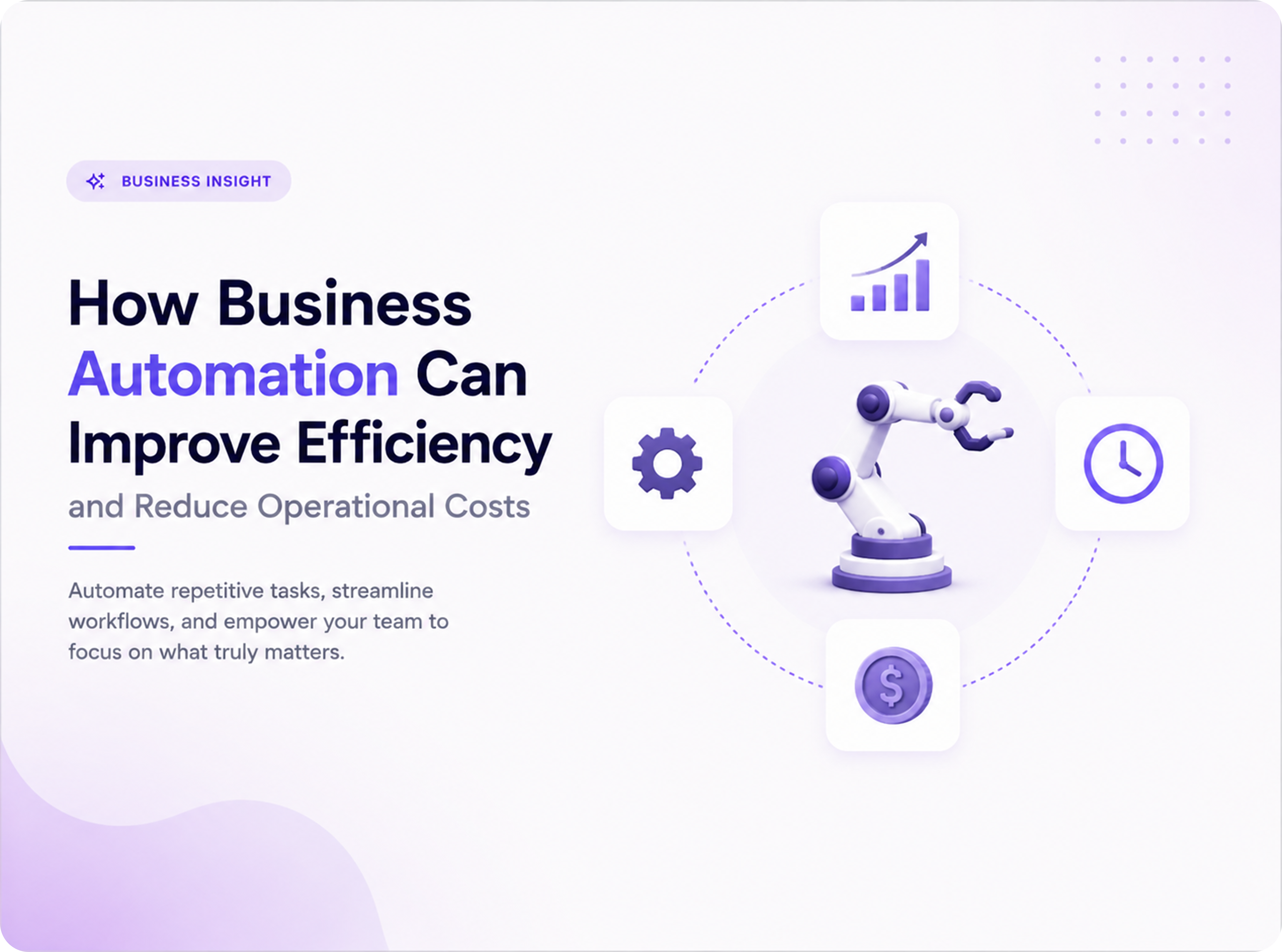 How Business Automation Improves Efficiency and Reduces Costs